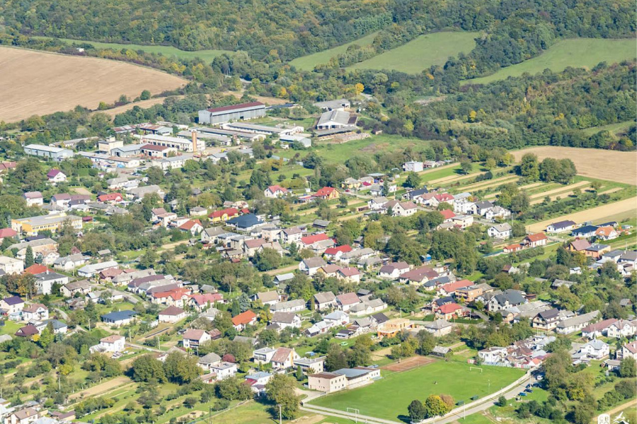 Letecký záber