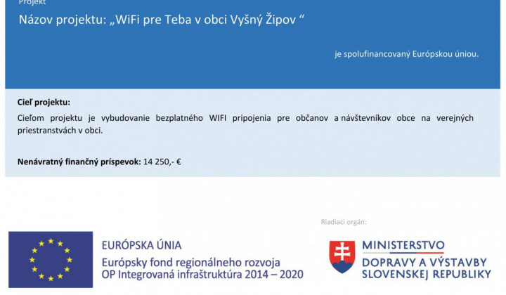 1. fotografia fotogalérie Projekty obce / Wifi pre teba - foto