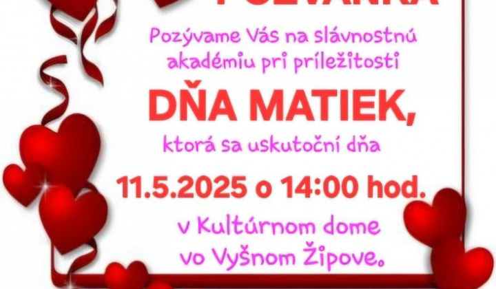 1. fotografia fotogalérie Pozvánka na Deň matiek - foto