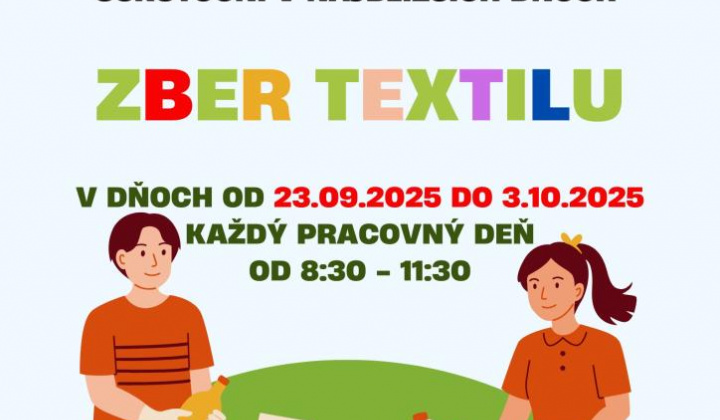 Fotka - Zber textilu